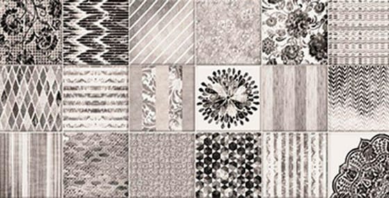 Piso Lanzi 30x60 Patchwork Matte Black Comercial: a peça