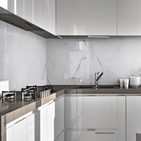 Porcelanato Delta 63x120 Calacata Polido T04 8004: a peça